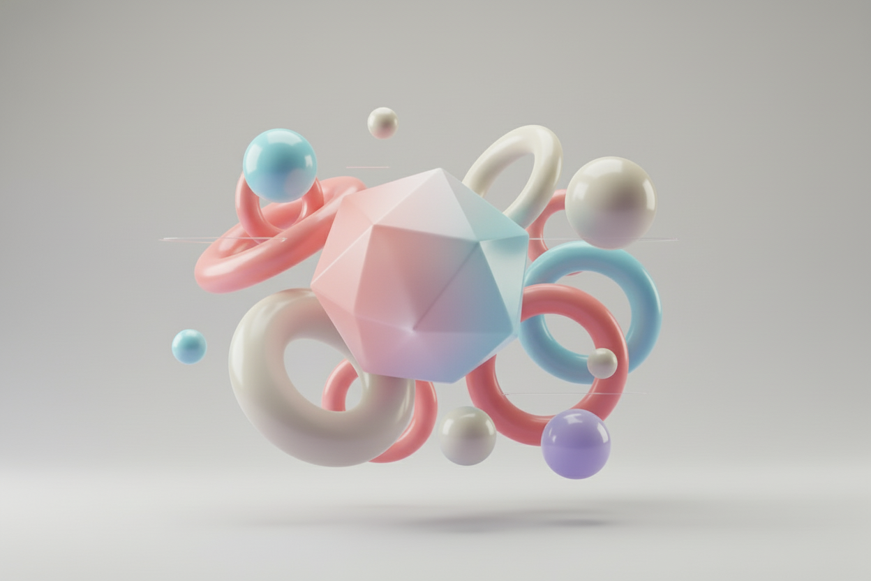 Formas Abstractas Pastel